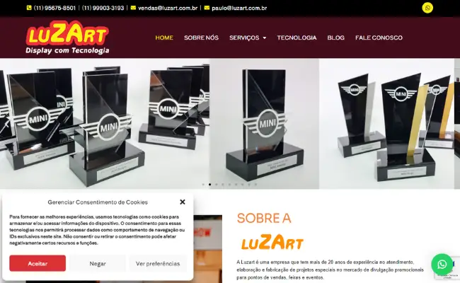 modelo-site-institucional-luzart